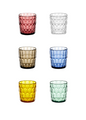 Lot de 6 verres bas vanity - Guzzini