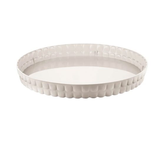 Plateau rond Tiffany blanc - Guzzini