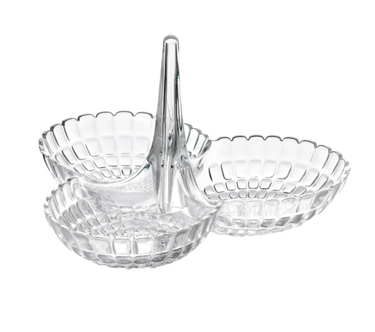 Plat à hors d'oeuvre Tiffany transparent - Guzzini