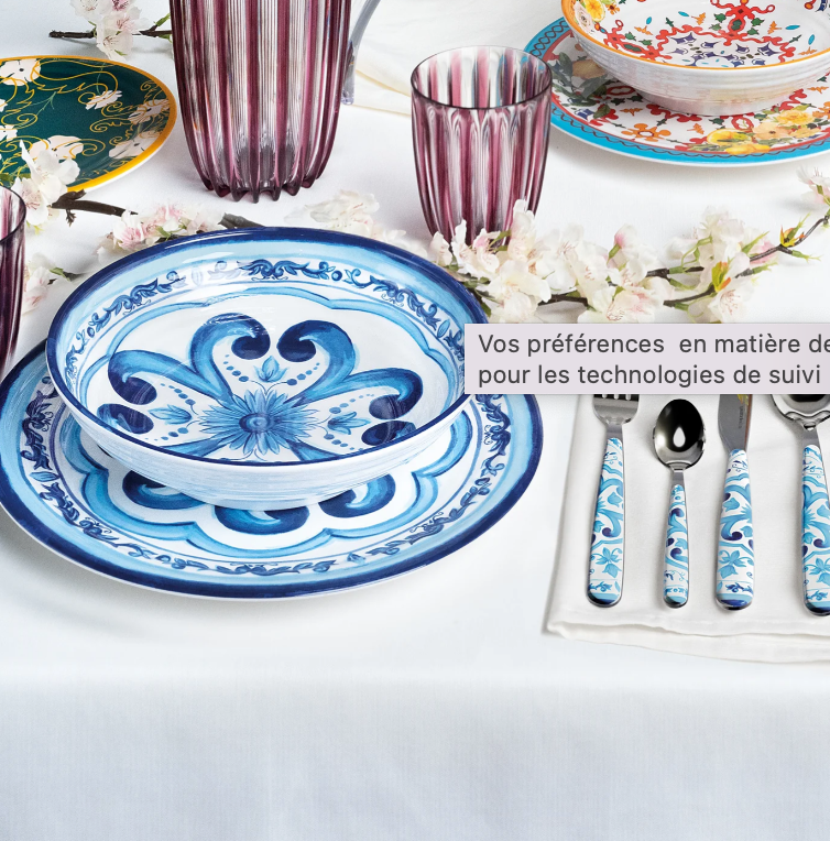 Assiette plate blues - Guzzini