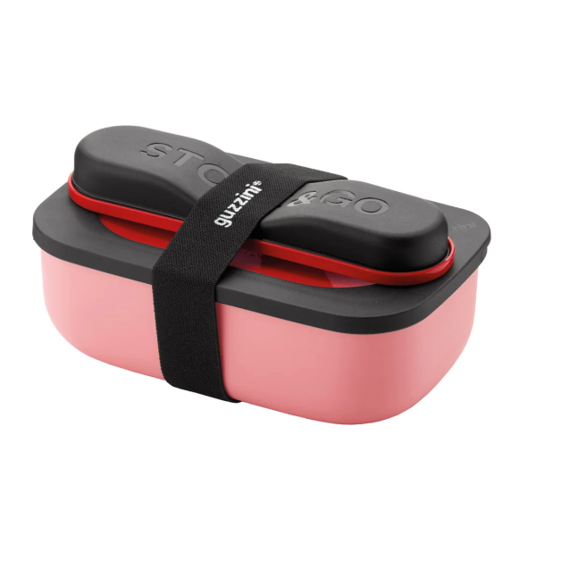 Boite a lunch avec couverts store & go - Guzzini