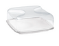 Cloche et plateau à fromage transparent - Guzzini