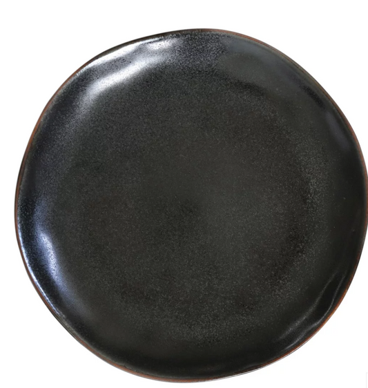 Assiette plate 27 cm vertigo volcan (lot de 6) - Médard de Noblat