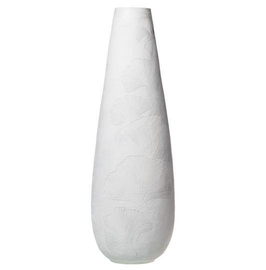 Vase ginko blanc - Amadeus