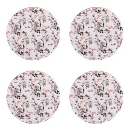 Set de 4 dessous de verre Champêtre 10 cm - Table Passion