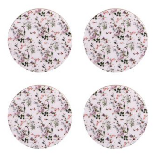Set de 4 dessous de verre Champêtre 10 cm - Table Passion