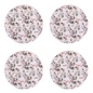 Set de 4 dessous de verre Champêtre 10 cm - Table Passion