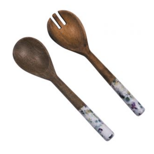 Couvert salade Garden en manguier 28 cm - Table passion