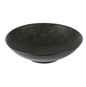 Assiette creuse Vésuvio noir 19 cm - Table Passion