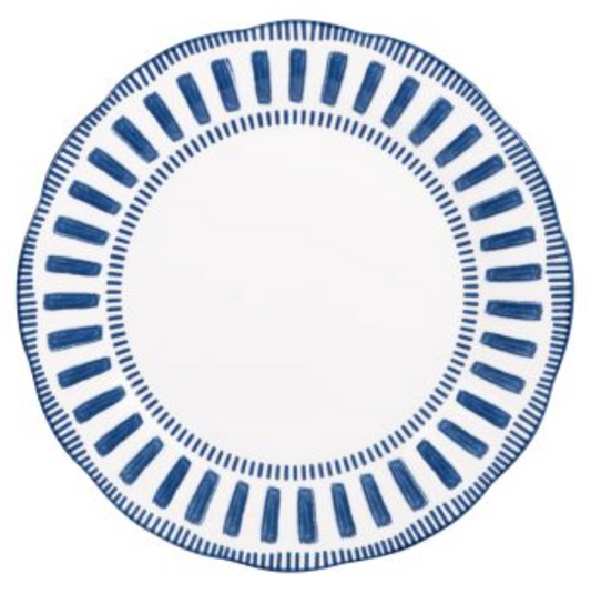 Assiette plate 27cm Napoli bleue - Table Passion