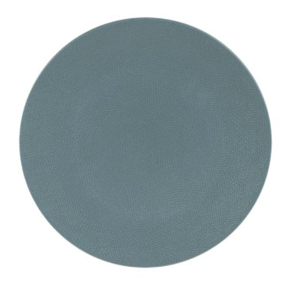 Assiette plate Vésuvio bleu 27 cm - Table Passion