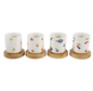 Coffret de 4 tasses et sous-tasses Bellanova 10 cl - Table Passion