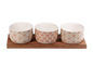 Set apéritif 3 pièces Rangoli