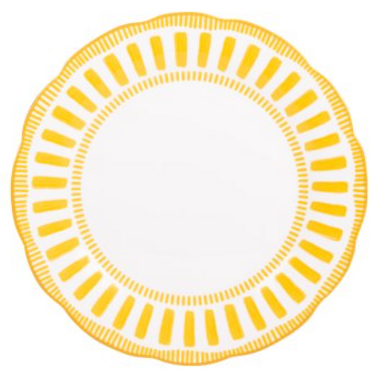 Assiette plate 27 cm napoli jaune - Table Passion