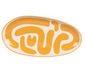 Plat ovale Lulli jaune 41x21 cm - Table Passion