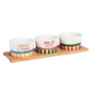 Service apéritif 3 pièces Dolce Vita 28,5 cm - Table Passion
