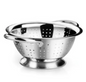 Passoire avec anses inox 24 cm - IPAC