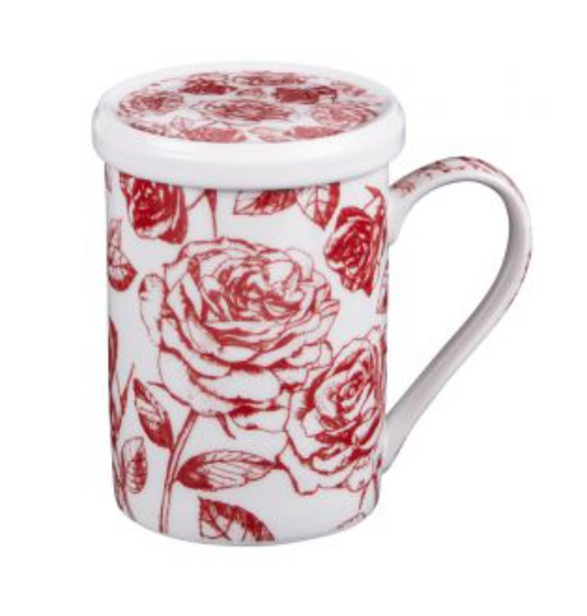 Coffret tisanière avec filtre et couvercle Louise 30 cl - Table Passion