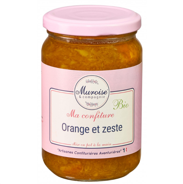 Confiture artisanale d'orange et zestes bio - Muroise & Compagnie