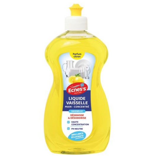 Liquide vaisselle 500ml senteur citron - Ecnes’s