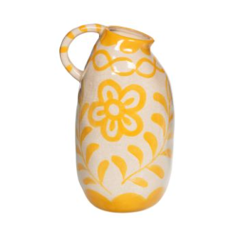 Vase Georgia jaune 29 cm - Table Passion