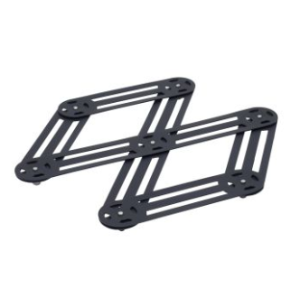 Dessous de plat étirable bleu nuit 25x12 cm
