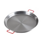 Poêle à paella valence 40 cm en acier poli - Garcima