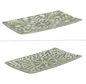 Plat rectangle vert Safi 29x16 cm - Table Passion