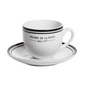 Tasse avec soucoupe Bistrot 22 cl - Table Passion