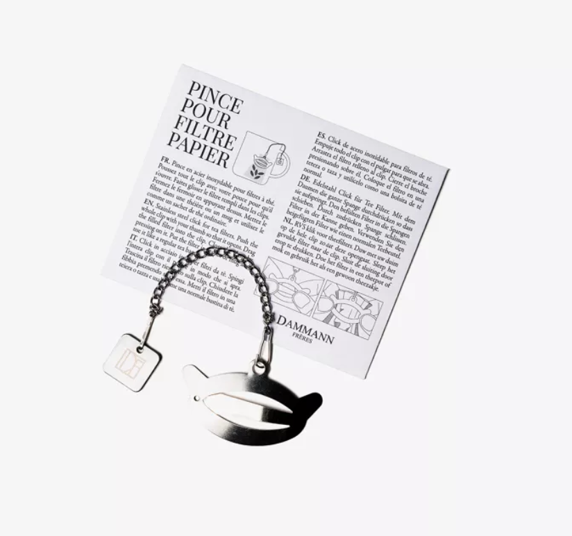 Pince pour filtre papier inox - Dammann