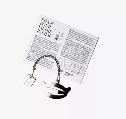 Pince pour filtre papier inox - Dammann