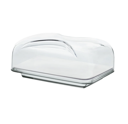 Cloche et plateau à fromage rectangulaire - Guzzini
