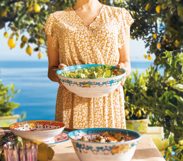 Saladier 30 cm Flower & Lemon - Guzzini