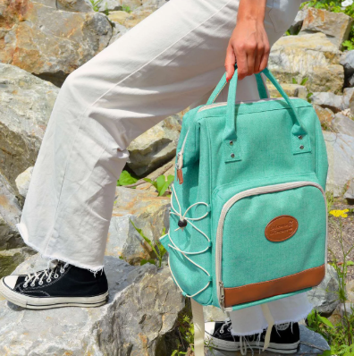 Sac à dos Escapade vert 2 personnes - Les jardins de la comtesse