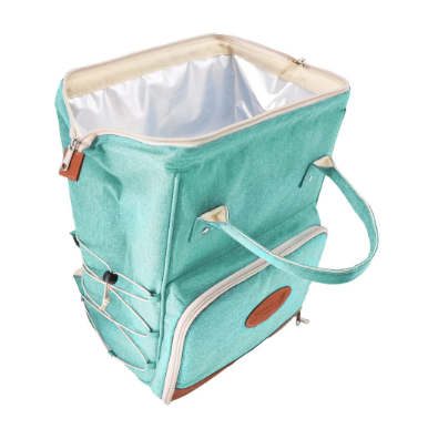 Sac à dos Escapade vert 2 personnes - Les jardins de la comtesse