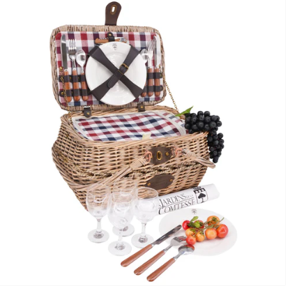 Panier Pique-nique Sarlat 4 personnes - Les jardins de la comtesse