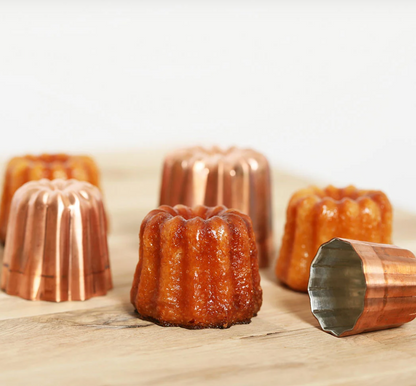 Moule à Canelés Bordelais cuivre De Buyer - Rétamage régulier recommandé
