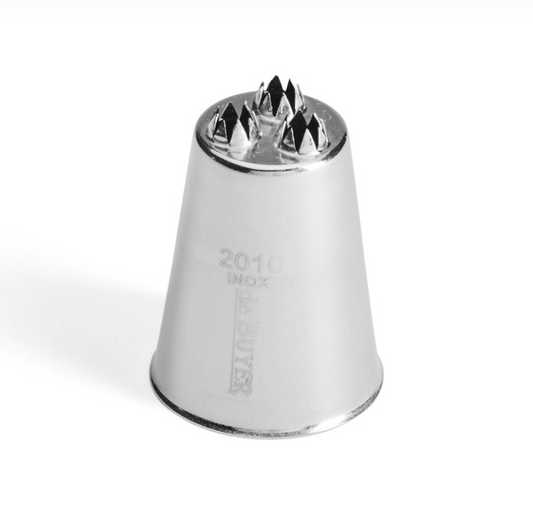 Douille à nid cannelée inox 3 trous Ø5mm - De Buyer