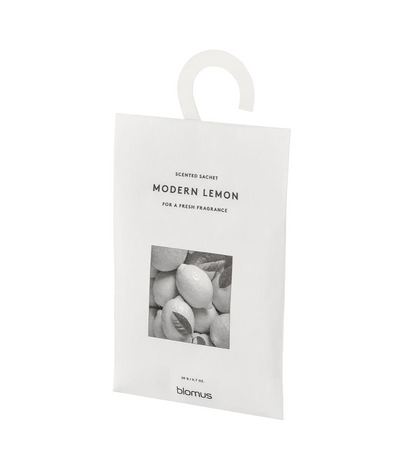 Sachet parfumé 3 pièce Satomi blanc parfum : Citron moderne - Blomus