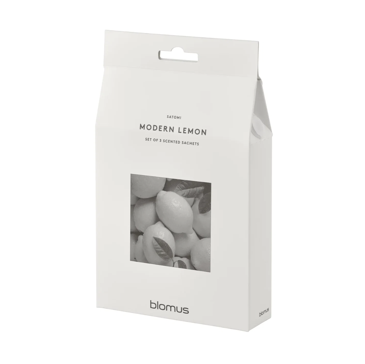 Sachet parfumé 3 pièce Satomi blanc parfum : Citron moderne - Blomus