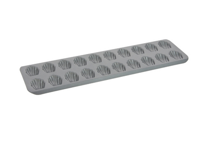 Plaque 20 mini madeleines acier antiadhésif 4,3x3cm - De Buyer