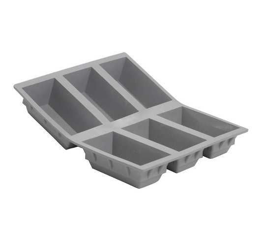 Moule en silicone 6 cakes ELASTOMOULE 21x17,6cm - De Buyer
