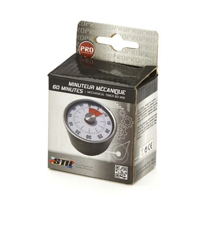 Minuteur mécanique inox aimant - De Buyer