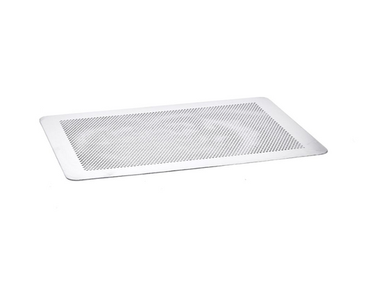 Plaque aluminium perforé bord plat 40 x 30 cm - De Buyer