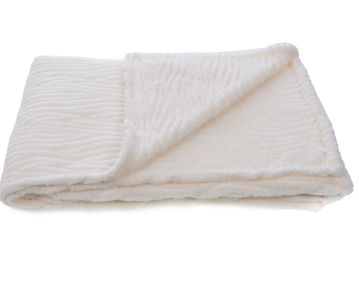 Plaid cocoon creme 130 x 170 - Amadeus