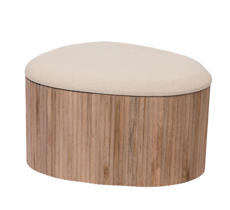 Tabouret maxi naturel Camel - Amadeus