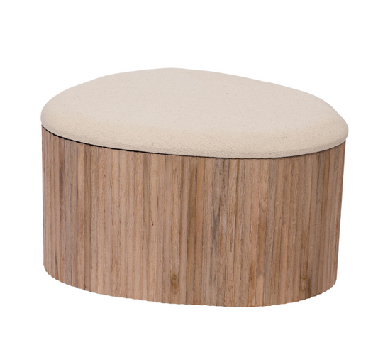 Tabouret maxi naturel Camel - Amadeus