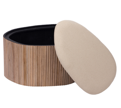 Tabouret maxi naturel Camel - Amadeus
