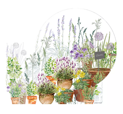 Set de table Jardin aromatique provence - Garnier Thiebaut