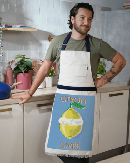 Tablier tableau Citron givré - Cookut